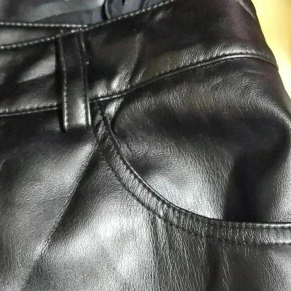 F21 faux leather shorts with fringe - Picture 8 of 14